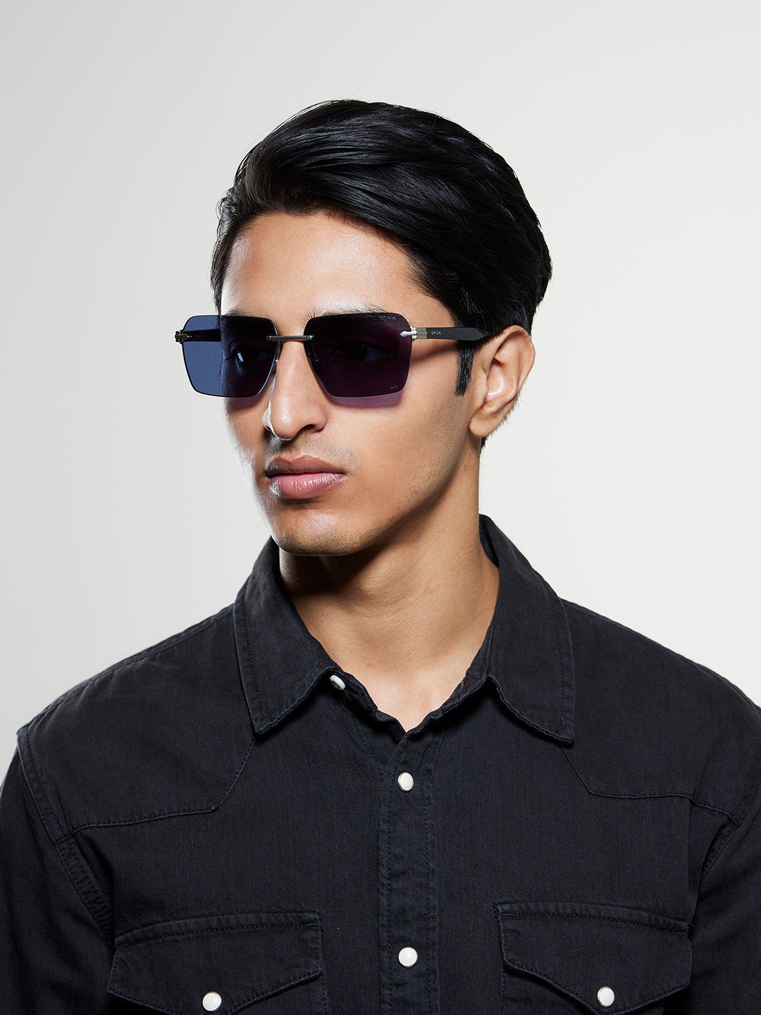 OPIUM Arkansas UV Protection Square Men Sunglasses