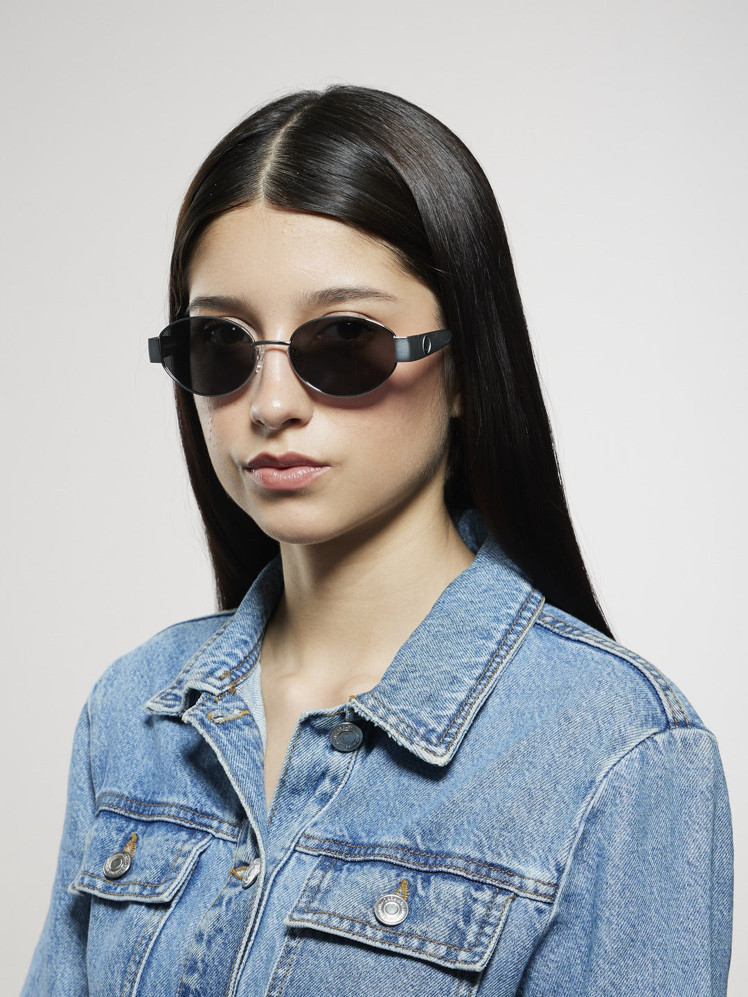 Nero Women Polarized & UV Protection Round Sunglasses