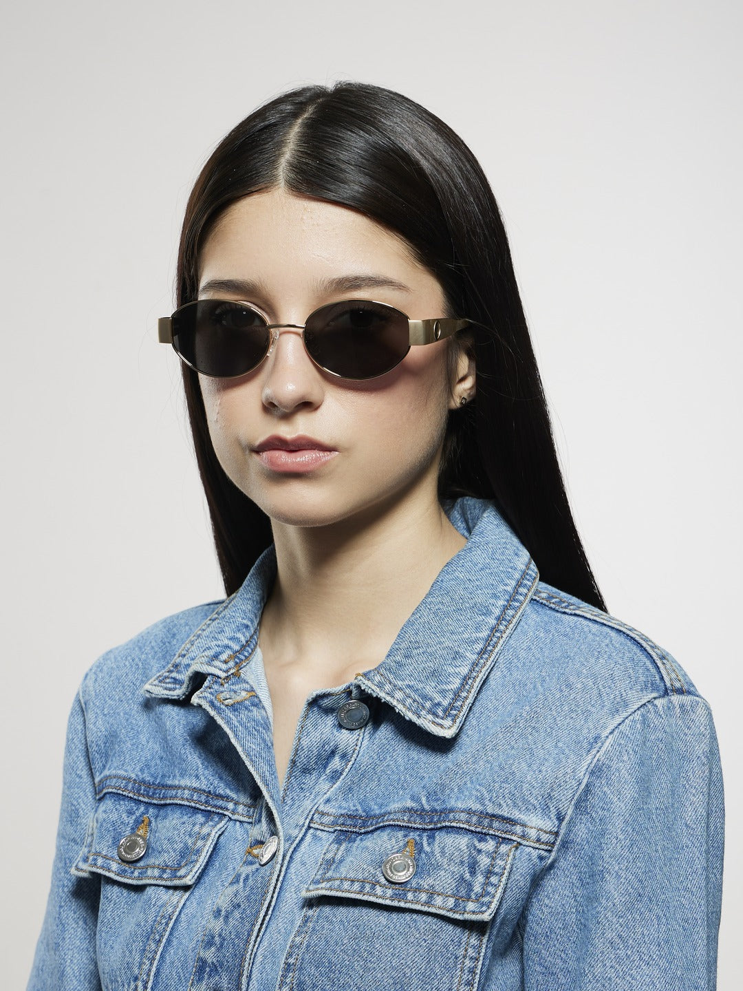 Nero Women Polarized & UV Protection Round Sunglasses