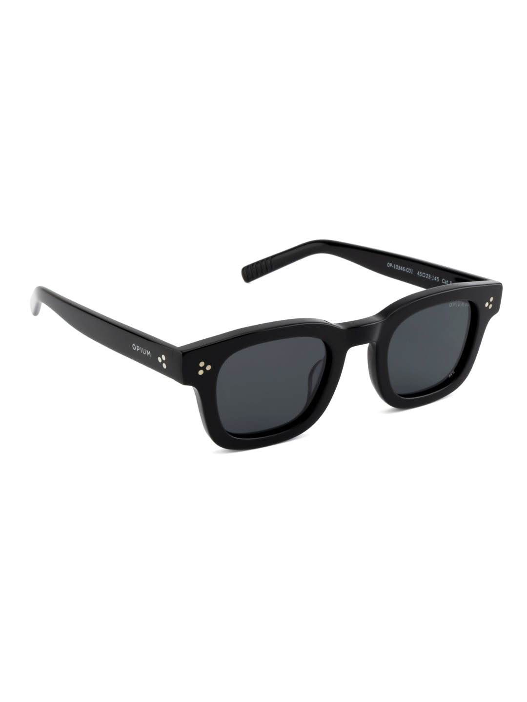 OPIUM Sable Polarized & Uv Protection Square Unisex Sunglasses