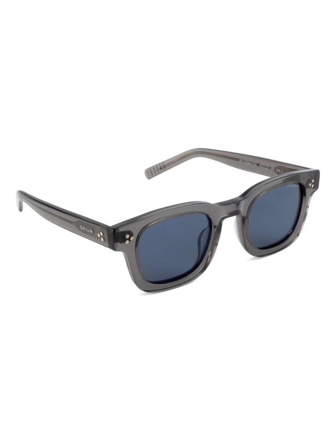 OPIUM Sable Polarized & Uv Protection Square Unisex Sunglasses