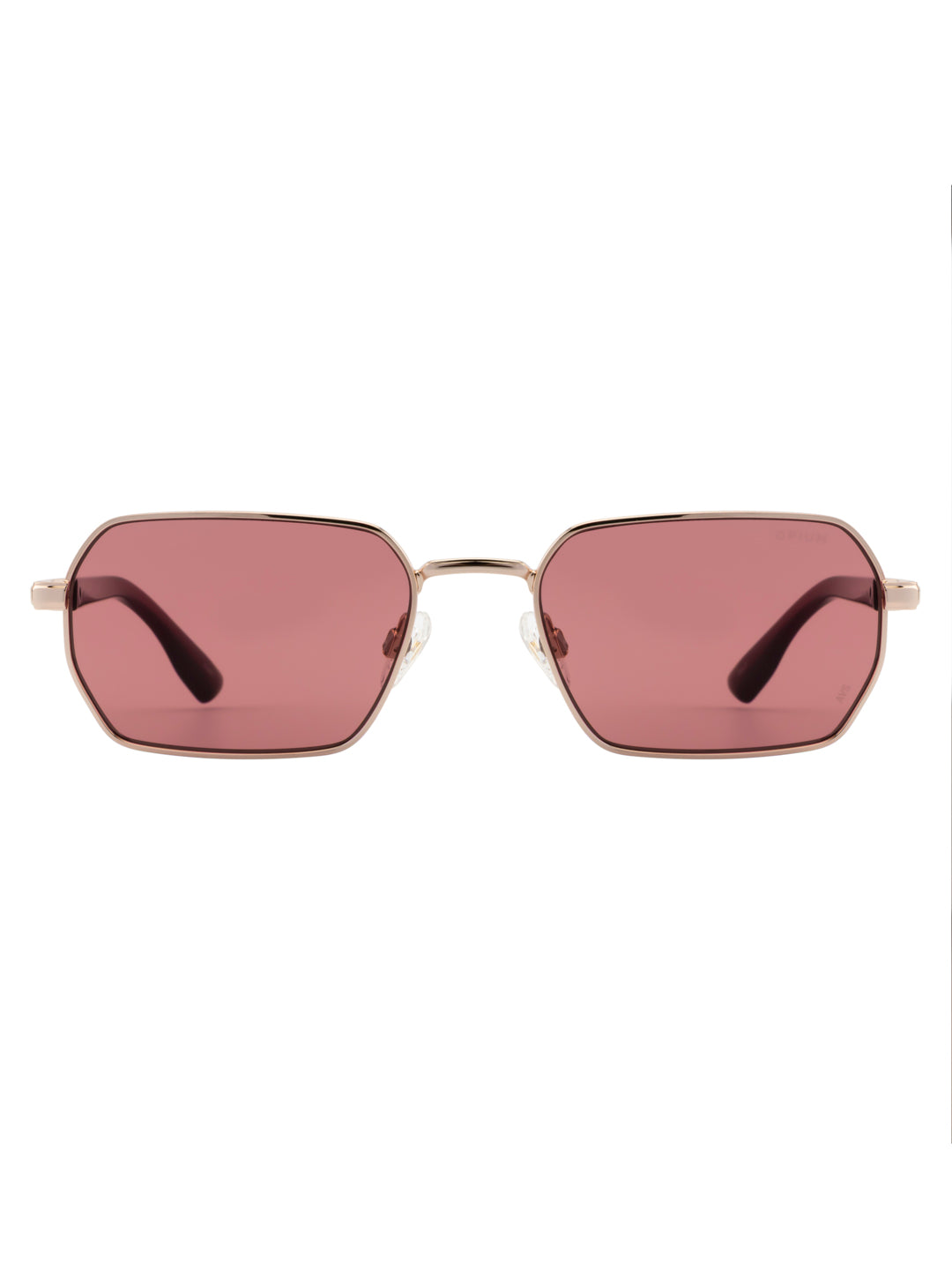 OPIUM Ink Unisex Hexagon Uv Protection Sunglasses