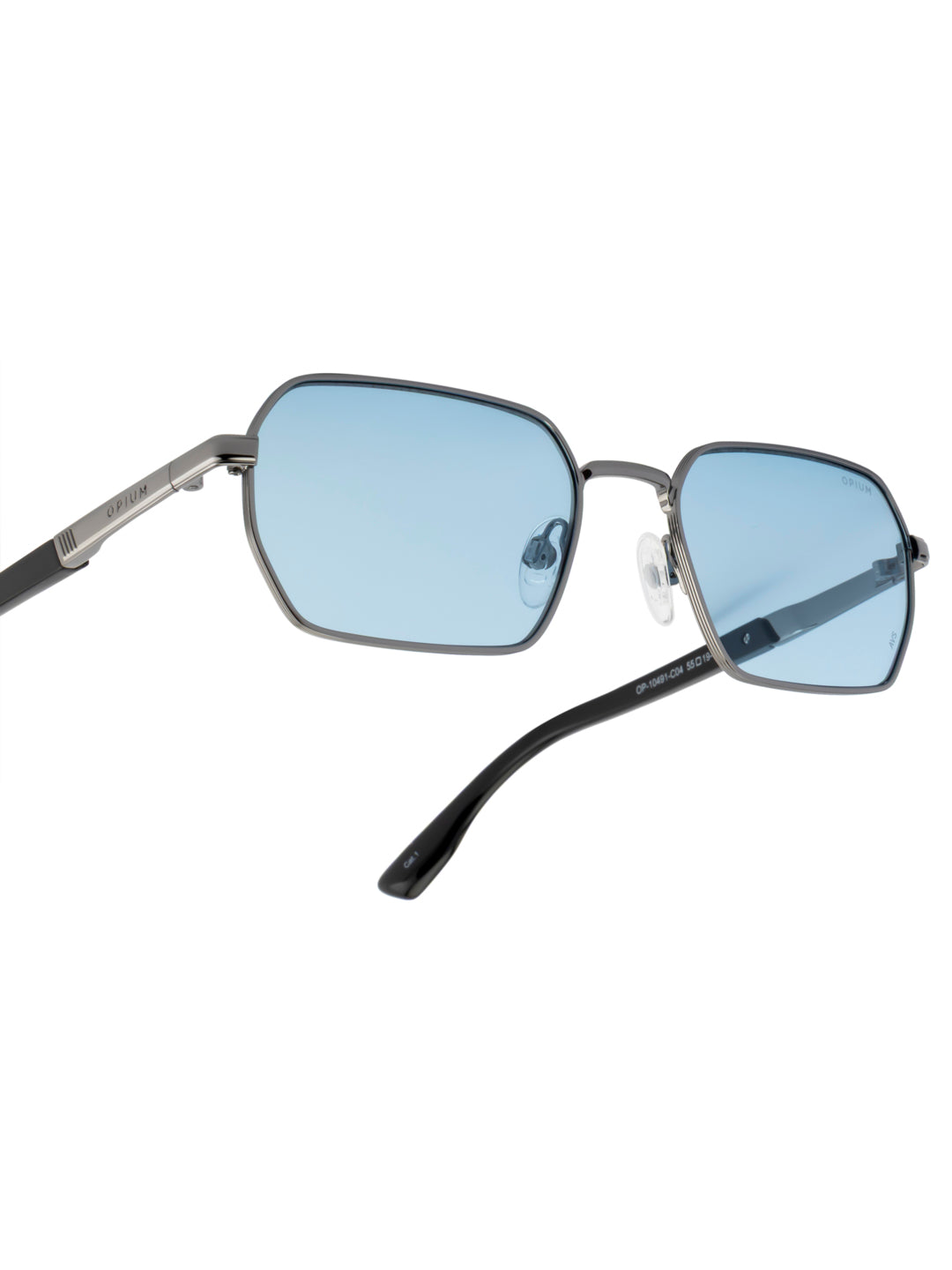 OPIUM Ink Unisex Hexagon Uv Protection Sunglasses
