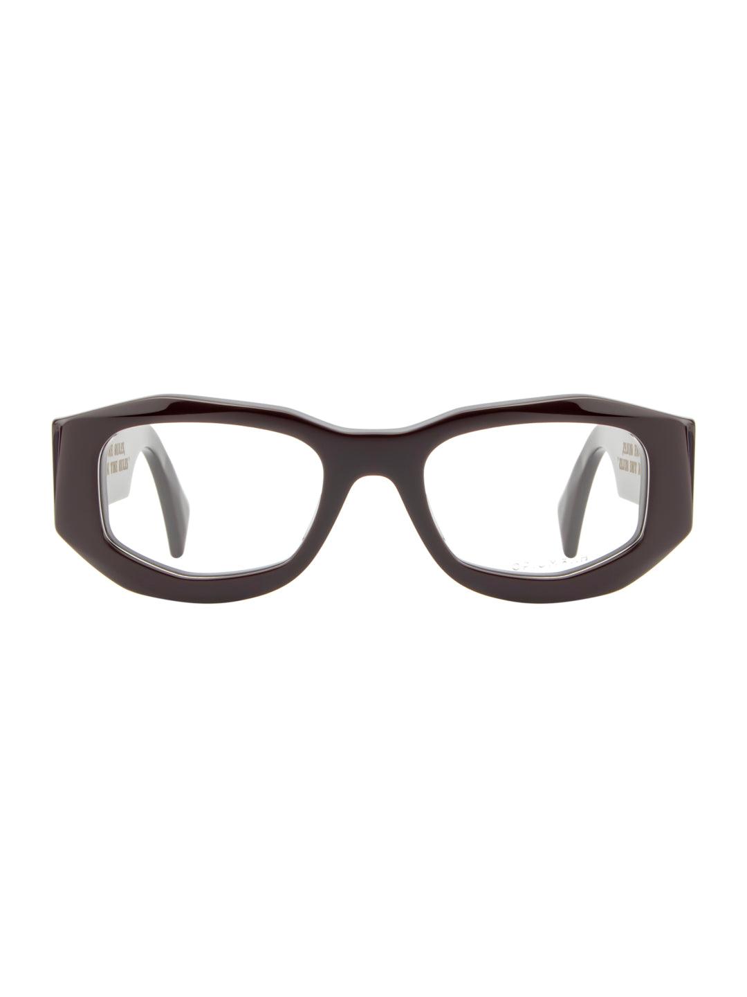 OPIUM x Aalim Hakim limited-edition Carve Rectangular Unisex Optical