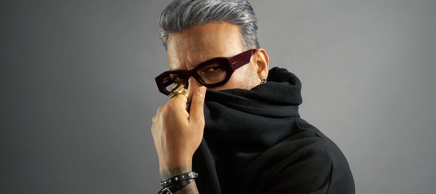OPIUM x Aalim Hakim limited-edition Edge Rectangular Men Sunglass
