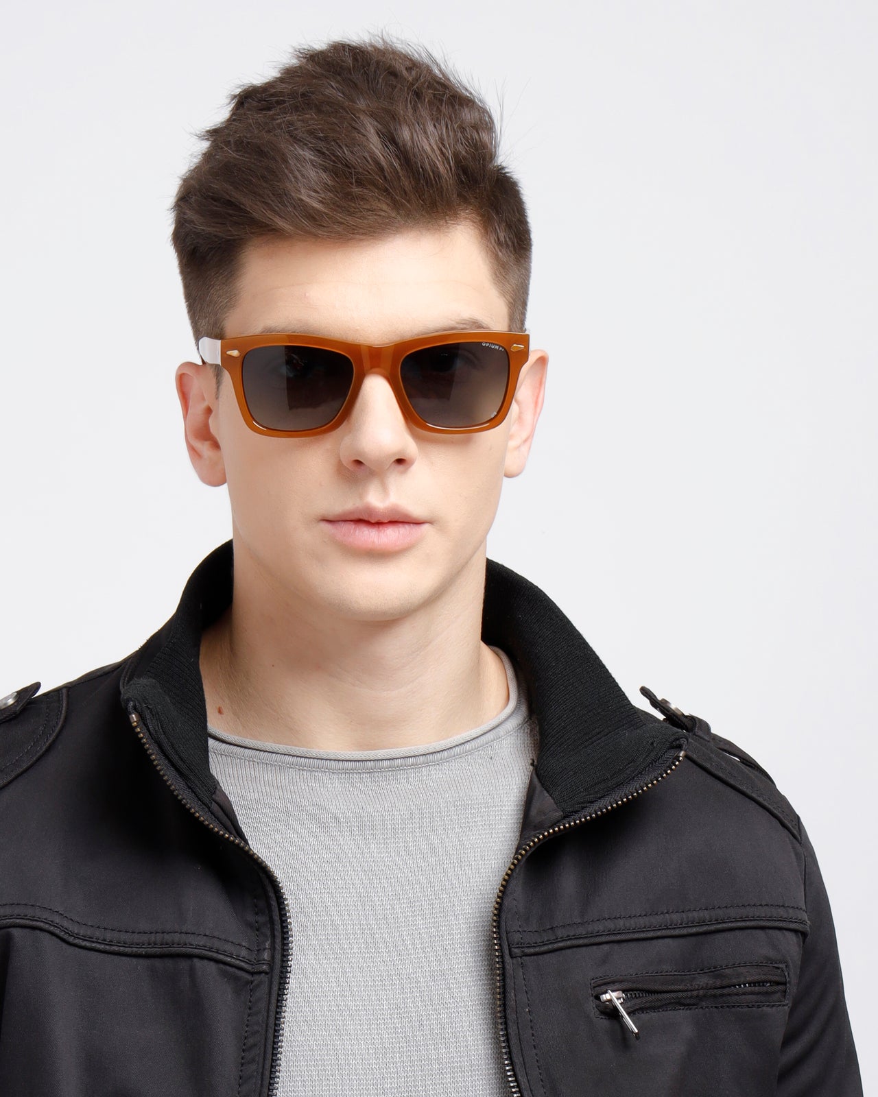 Saber Men's Polarized & UV Protection Wayfarer Sunglasses
