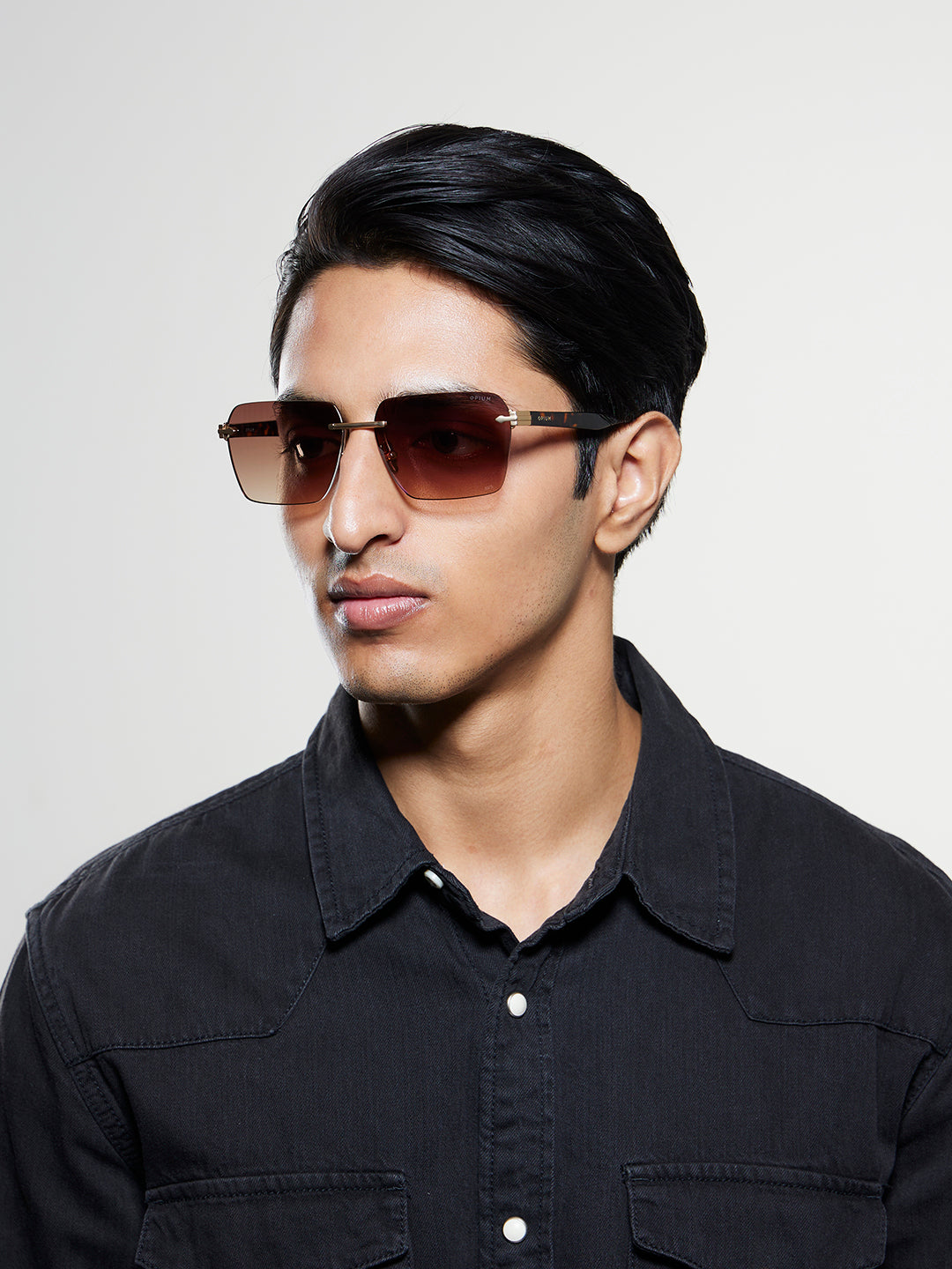 OPIUM Arkansas UV Protection Square Men Sunglasses