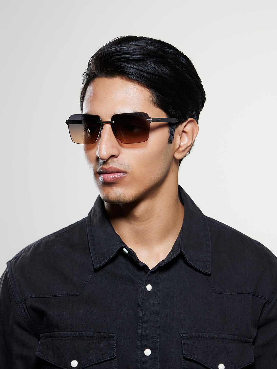 OPIUM Arkansas UV Protection Square Men Sunglasses