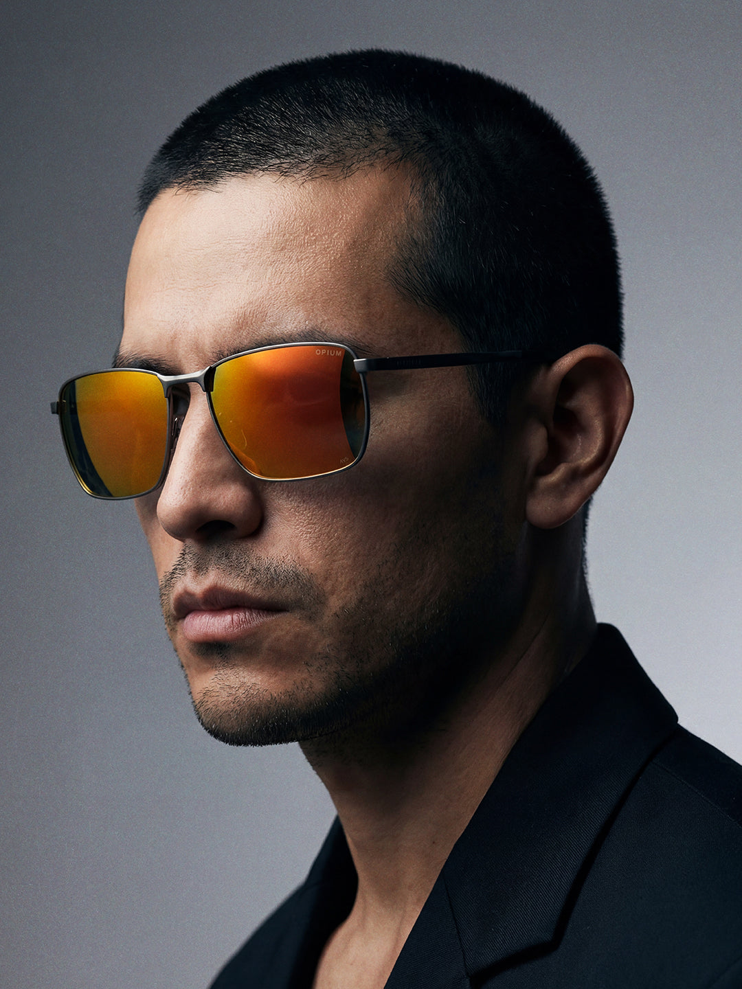 Opium Kolt Men Polarized & Uv Protection Rectangular Sunglass