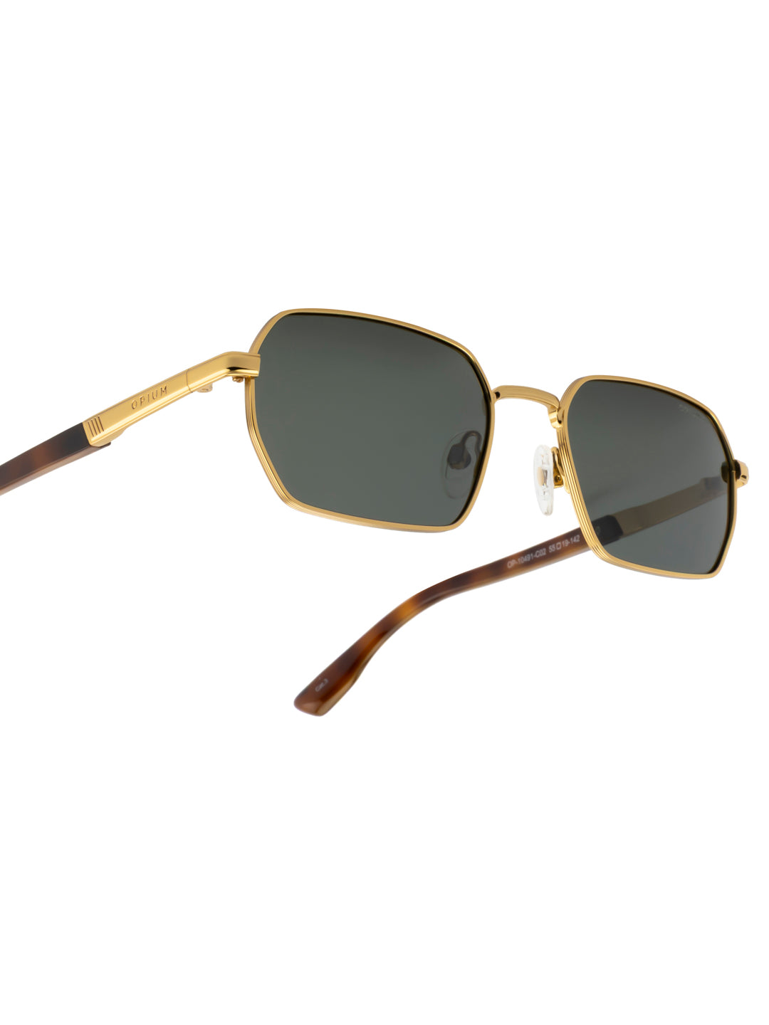 OPIUM Ink Unisex Hexagon Polarized & Uv Protection Sunglasses