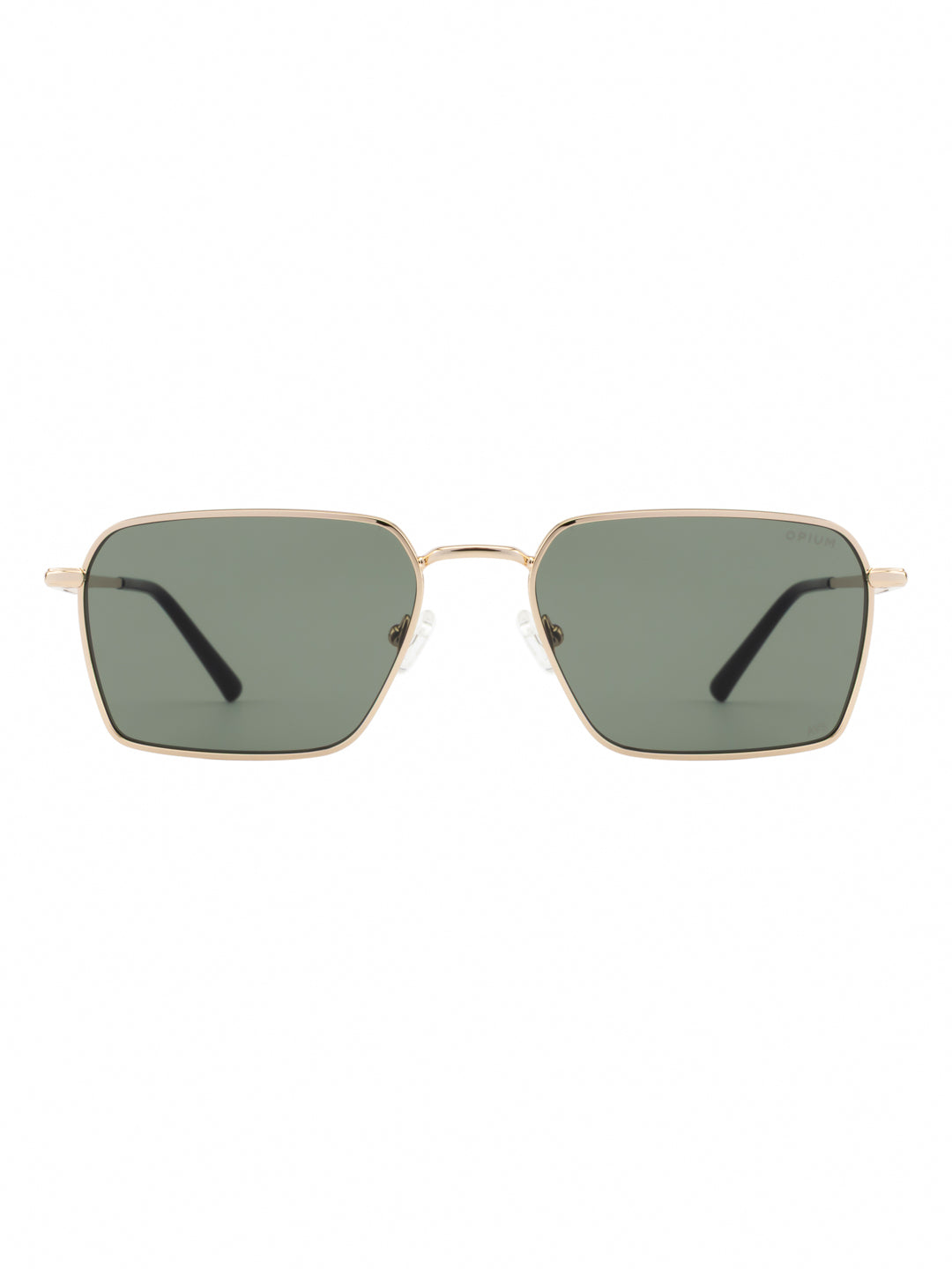 OPIUM Rust Men Hexagon Uv Protection Sunglasses