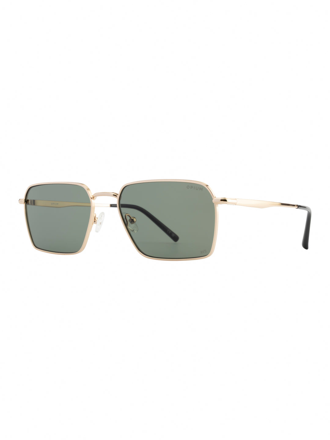 OPIUM Rust Men Hexagon Uv Protection Sunglasses