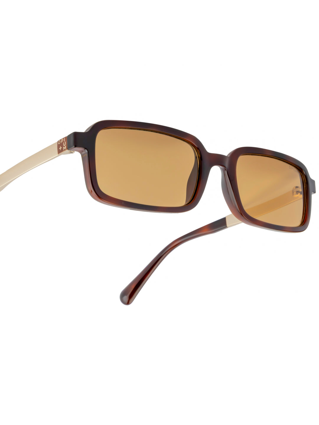 OPIUM+ Slate Unisex Rectangular Uv Protection Sunglasses