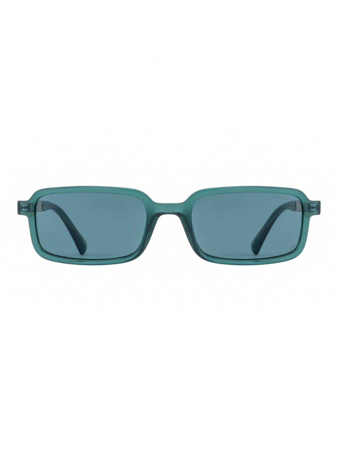 OPIUM+ Slate Unisex Rectangular Uv Protection Sunglasses