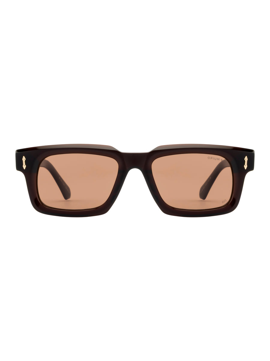 OPIUM+ Beam Men Rectangular Uv Protection Sunglasses