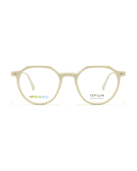 Buy Opium Pale Grey Unisex Oval Opticals - OPIUM Eyewear
